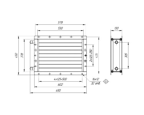 Калорифер КСК 2-5 (ВНВ 113-201-01)