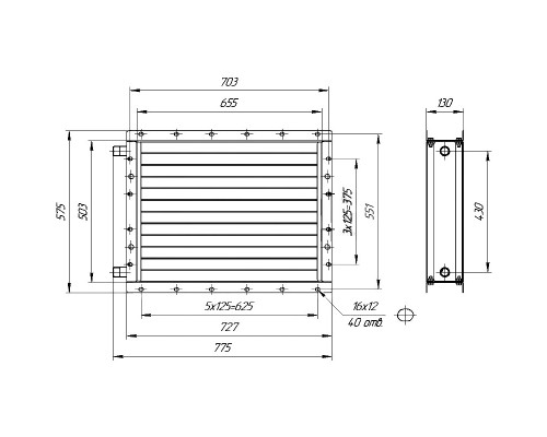 Калорифер КСК 2-7 (ВНВ 113-203-01)