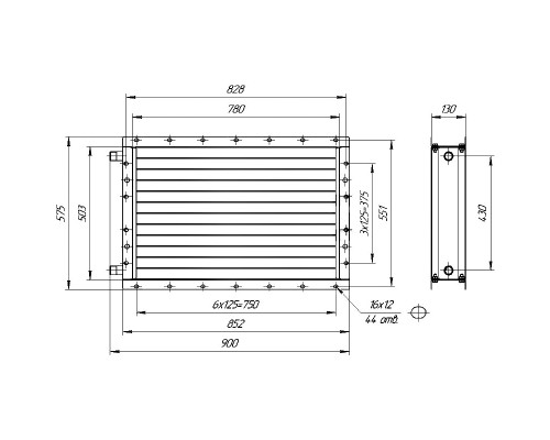 Калорифер КСК 2-8 (ВНВ 113-204-01)