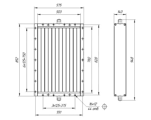Калорифер КПСК 2-8 (ВНП 113-204-01)