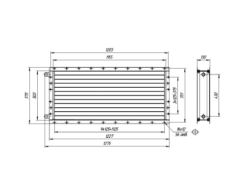 Калорифер ПСВ КПТС 08.М-1К23