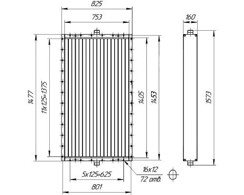 Калорифер ПСП КПТС 10.М-1К23