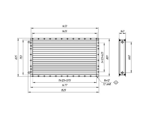 Калорифер ПСВ КПТС 10.М-1К23