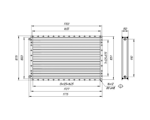 Калорифер КСК 2-11 (ВНВ 113-210-01)