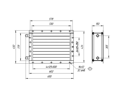 Калорифер ПСВ КПТС 01.С-1К23