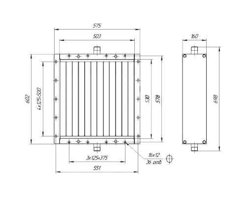 Калорифер КПСК 3-6 (ВНП 113-302м-01)