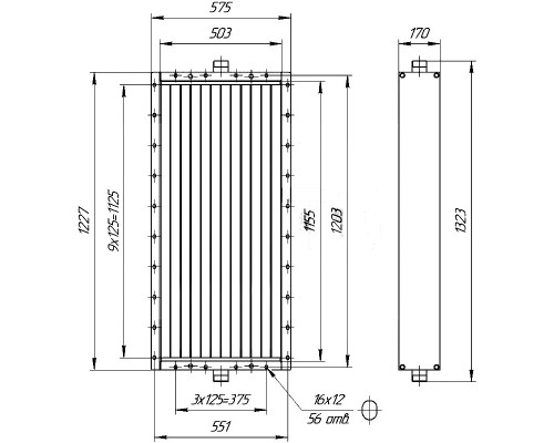 Калорифер ПСП КПТС 08.С-1К23