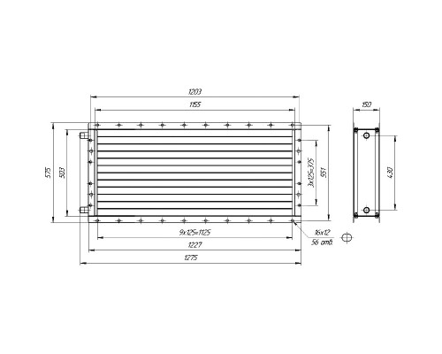 Калорифер КСК 3-10 (ВНВ 113-306-01)