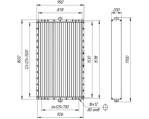 Калорифер ПСП КПТС 11.С-1К23