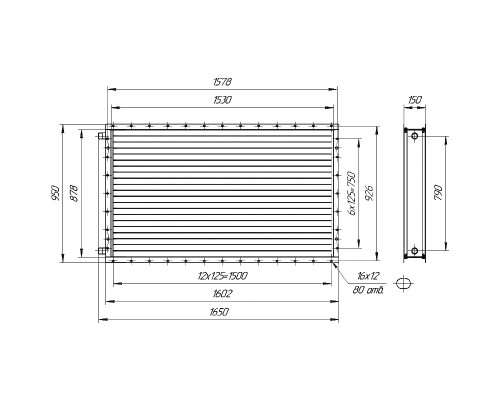 Калорифер ПСВ КПТС 11.С-1К23