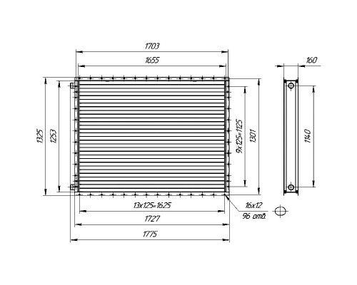 Калорифер КСК 3-12 (ВНВ 113-311-01)