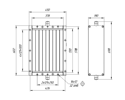 Калорифер КПСК 4-5 (ВНП 113-401-01)