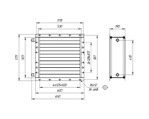 Калорифер КСК 4-6 (ВНВ 113-402м-01)
