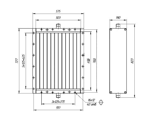 Калорифер ПСП КПТС 04.В-1К23
