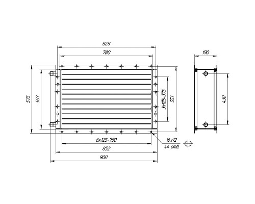 Калорифер КСК 4-8 (ВНВ 113-404-01)