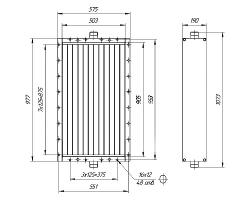 Калорифер КПСК 4-9 (ВНП 113-405м-01)
