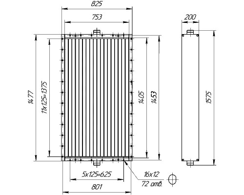 Калорифер ПСП КПТС 10.В-1К23