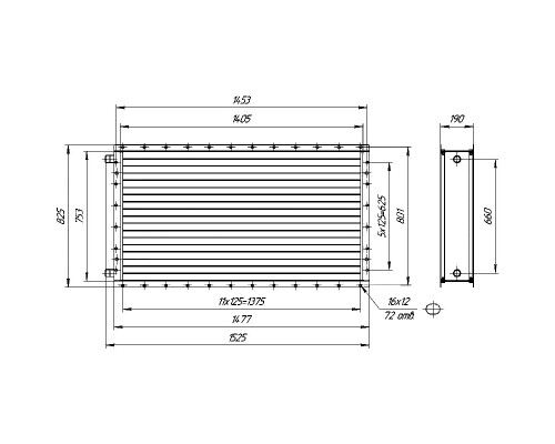 Калорифер ПСВ КПТС 10.В-1К23