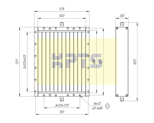 Калорифер ПСП КПТС 04.М-1К23