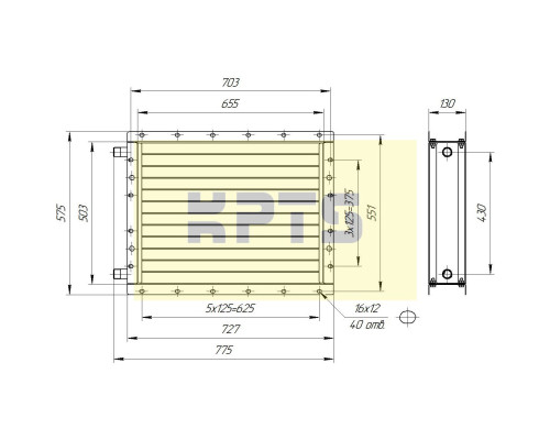 Калорифер ПСВ КПТС 04.М-1К23