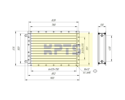 Калорифер ПСВ КПТС 05.М-1К23
