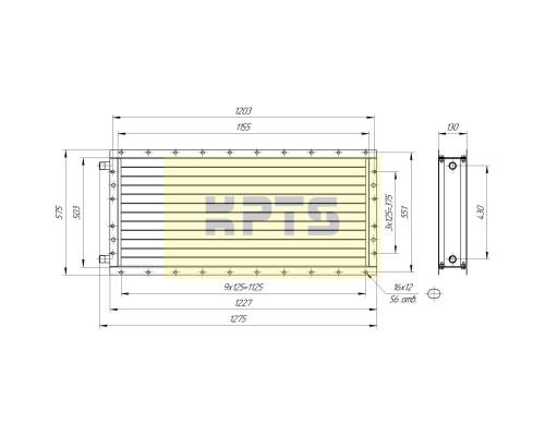 Калорифер ПСВ КПТС 08.М-1К23