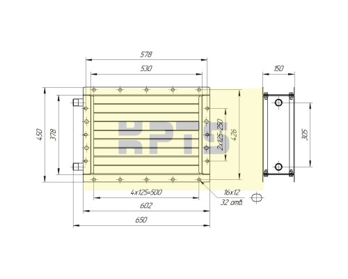 Калорифер КСК 3-5 (ВНВ 113-301-01)