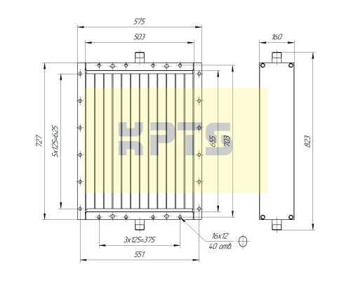 Калорифер ПСП КПТС 04.С-1К23