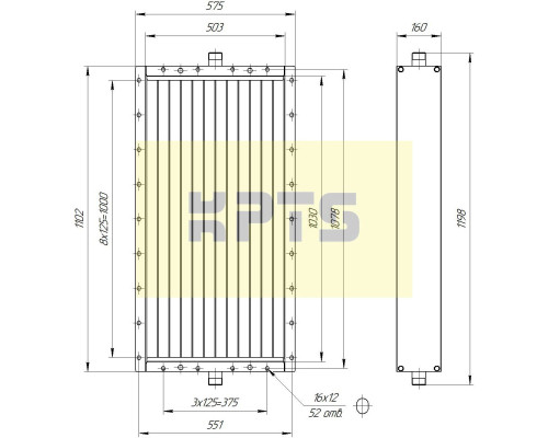 Калорифер ПСП КПТС 06.С-1К23