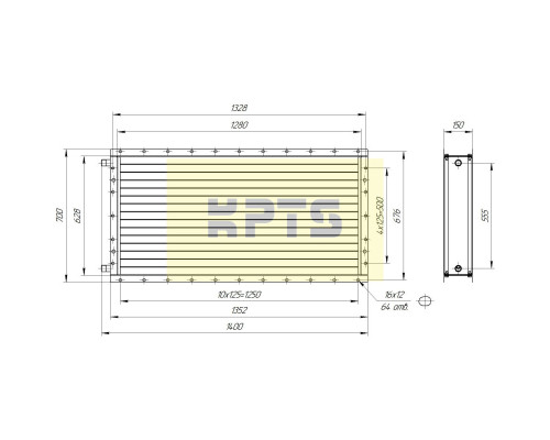 Калорифер ПСВ КПТС 09.С-1К23