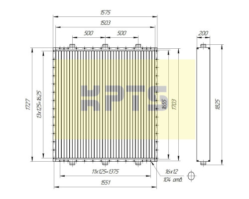 Калорифер ПСП КПТС 14.С-1К23