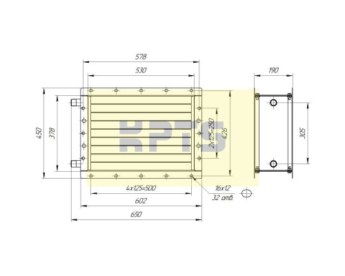 Калорифер КСК 4-5 (ВНВ 113-401-01)
