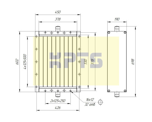 Калорифер КПСК 4-5 (ВНП 113-401-01)