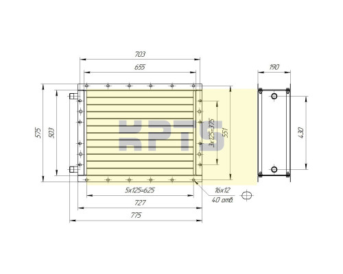 Калорифер КСК 4-7 (ВНВ 113-403-01)