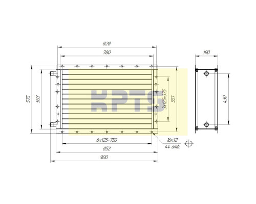 Калорифер КСК 4-8 (ВНВ 113-404-01)
