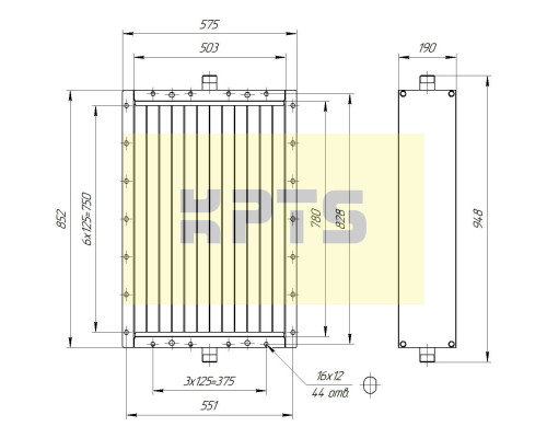 Калорифер КПСК 4-8 (ВНП 113-404-01)