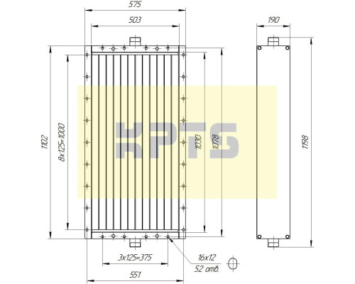 Калорифер ПСП КПТС 06.В-1К23