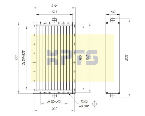 Калорифер КПСК 4-9 (ВНП 113-405м-01)
