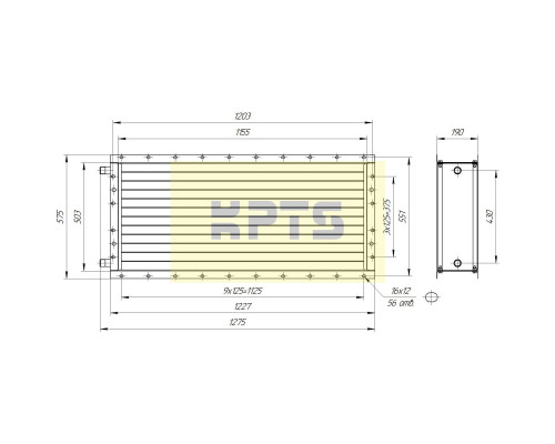 Калорифер ПСВ КПТС 08.В-1К23