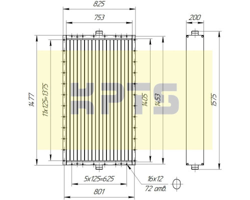 Калорифер ПСП КПТС 10.В-1К23